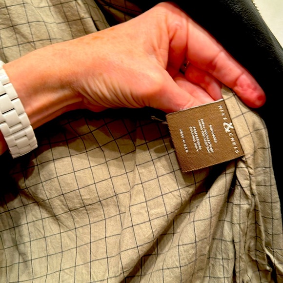 Mike & Chris Lambskin Leather Biker Style Pristine Jacket- never worn. - Picture 2 of 3